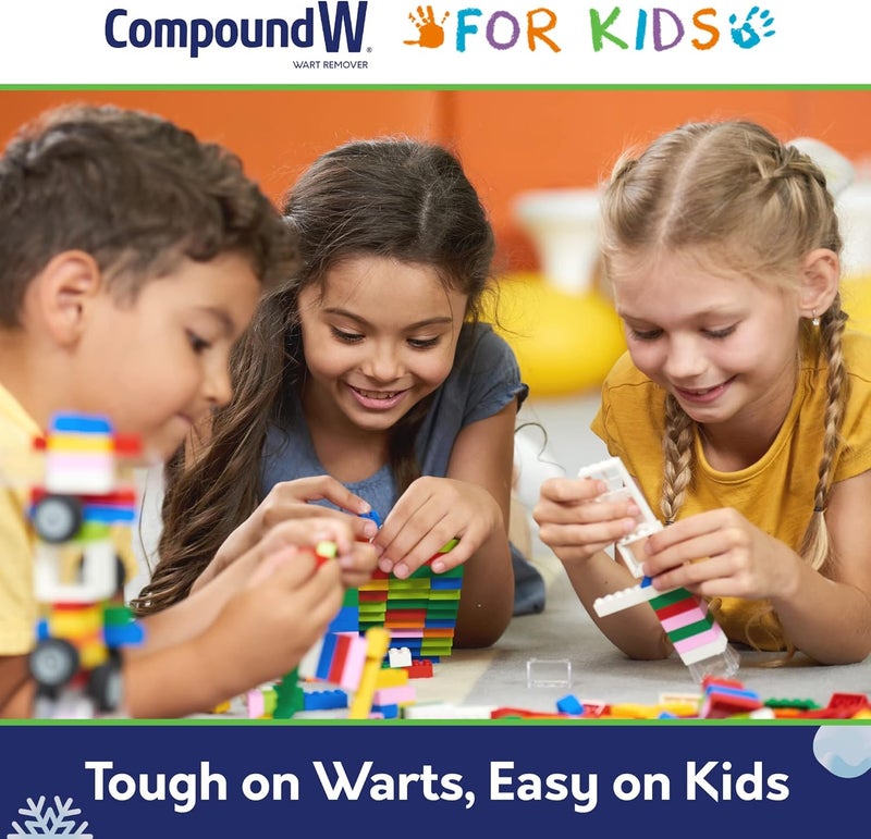 Compound W Freeze Off Wart Remover for Kids, 15 Wart Removal Applications & 18 Skin Shield Discs - Image 1